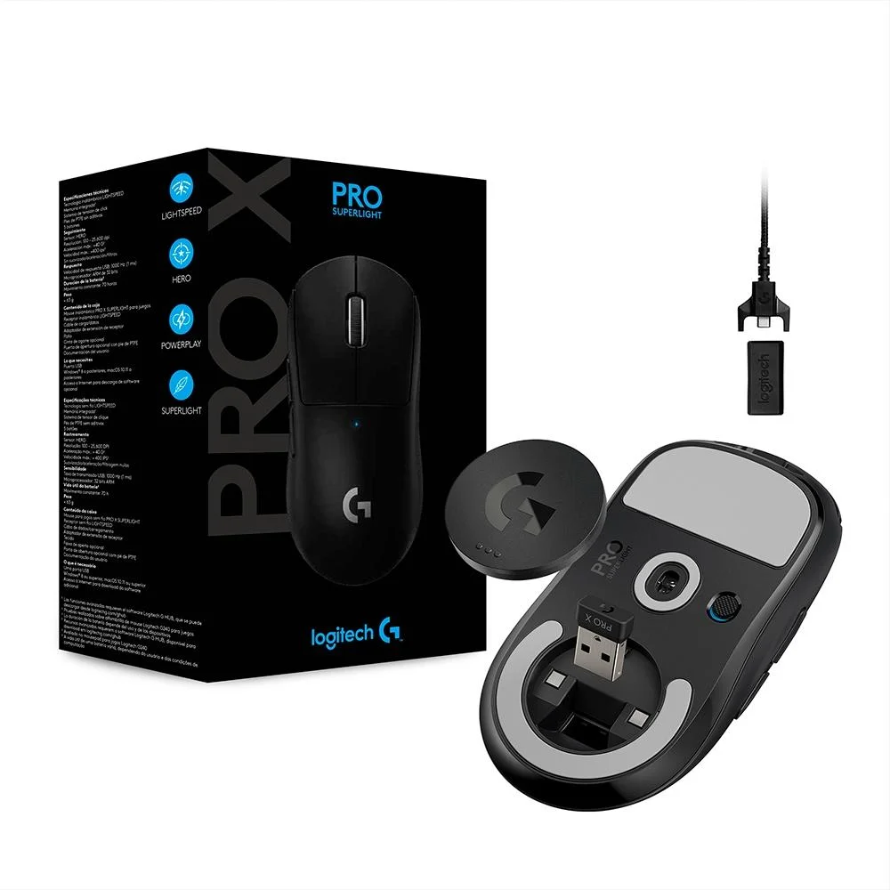 Mouse Logitech Gamer Pro X KaBuM