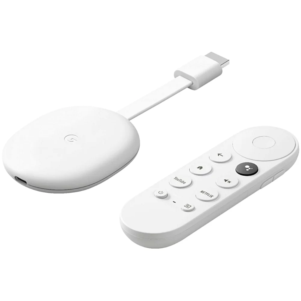 テレビ Chromecast with Google TV 4K HDR Chromecast 4 Google WIFI HDMI 4K Branco KaBuM