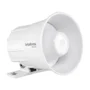 Sirene Piezo Alarme E Cerca 9 A 15 Vdc 105db Sir 1000 Branco Intelbras
