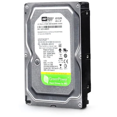 WD WesternDigital HDD 1TB 2本 Green Black HD Western Digital 1TB Green Power 5400 RPM 64MB