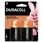 Pilha Alcalina D Duracell, 2 Unidades