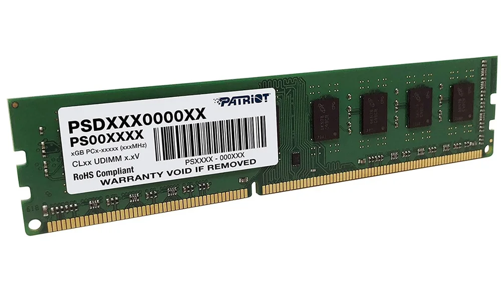 Memória Patriot Signature, 8GB, 1600MHz, DDR3, Para PC - PSD38G16002 Memória Patriot Signature, 8GB, 1600MHz, DDR3, Para PC - PSD38G16002