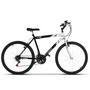 Bicicleta Ultra Bikes Aro 26 Masculina Bicolor Freio V Break Preto Fosco, Branco