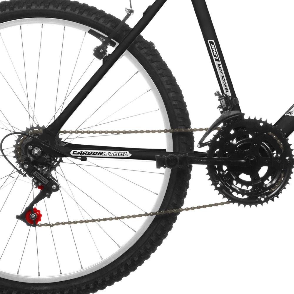 Bicicleta Ultra Bikes Aro 26 Masculina Bicolor Freio V Break Preto Fosco, Branco Bicicleta Ultra Bikes Aro 26 Masculina Bicolor Freio V Break Preto Fosco, Branco