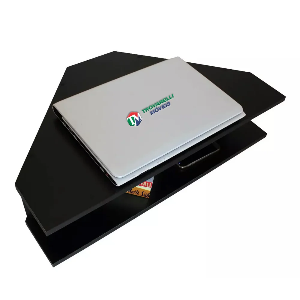 Mesa Notebook Suspensa Canto Trovarelli Preto