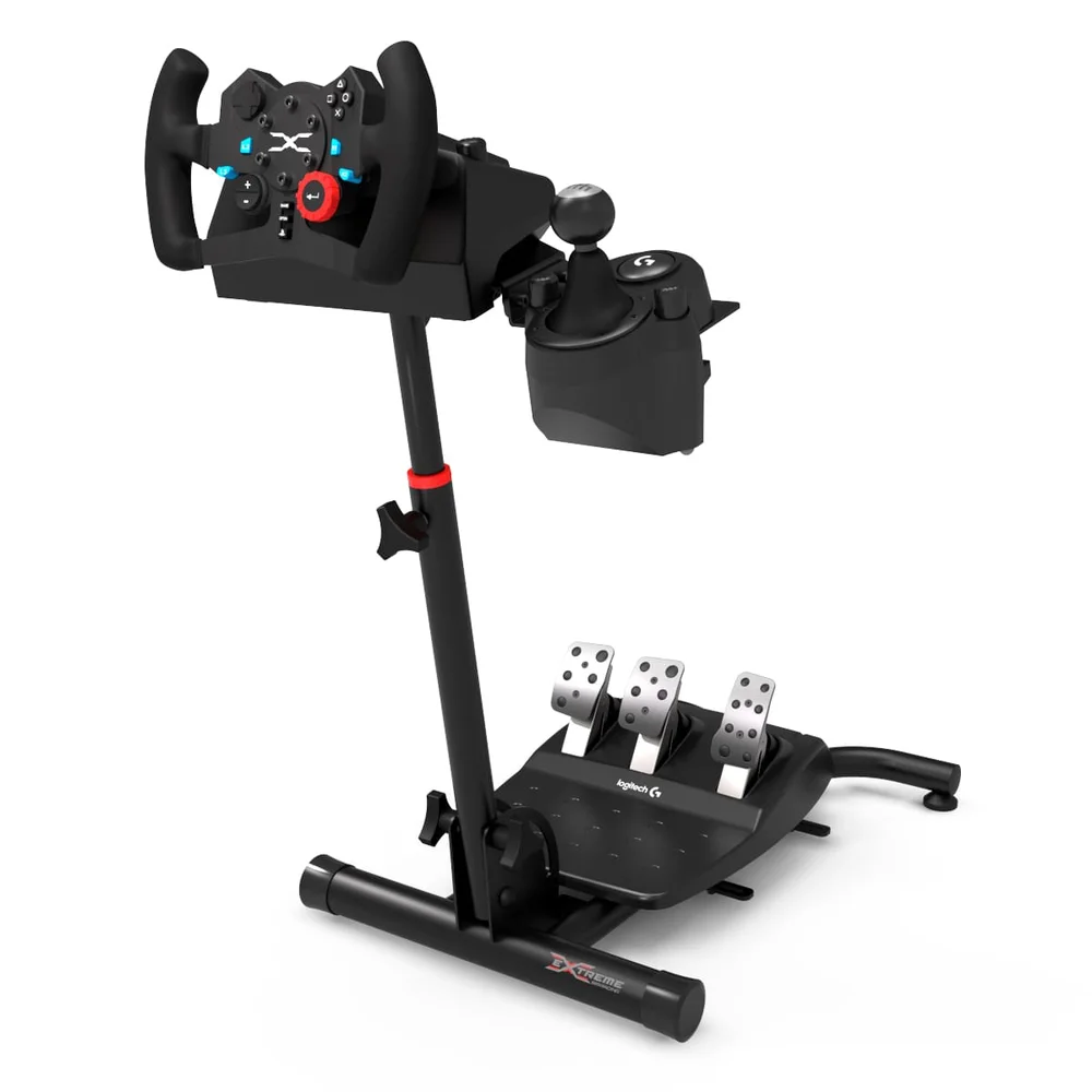 Suporte Para Volante Extreme Simracing, SR, Logitech G2, G29, G920, G923, Fanatec, Thrustmaster, Simagic, Preto Suporte Para Volante Extreme Simracing, SR, Logitech G2, G29, G920, G923, Fanatec, Thrustmaster, Simagic, Preto