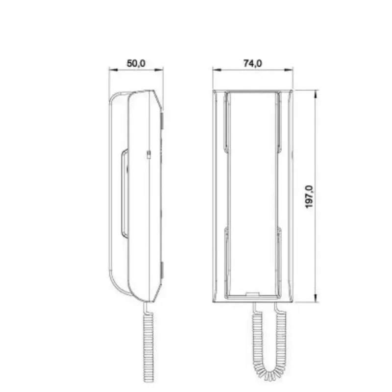 Interfone Hdl Az-s01 Branco Com Ajuste Volume Toque