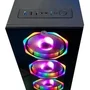 Gabinete Gamer Hayom C/ 4 Fans Rgb Lateral E Frontal Em Vidro Usb 3.0 - Gb1701