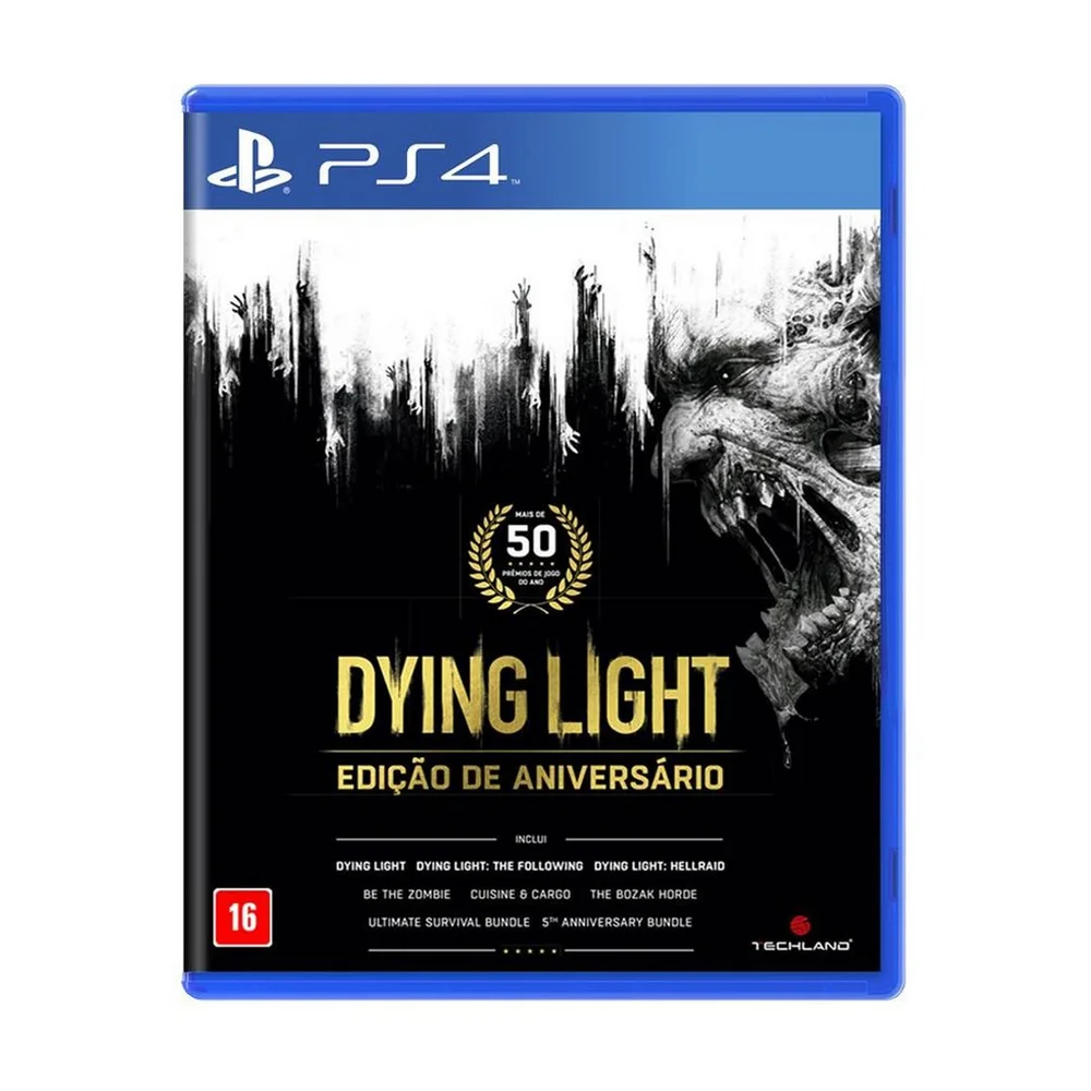 Jogo Dying Light, Edição de Aniversário - PS4 Jogo Dying Light, Edição de Aniversário - PS4