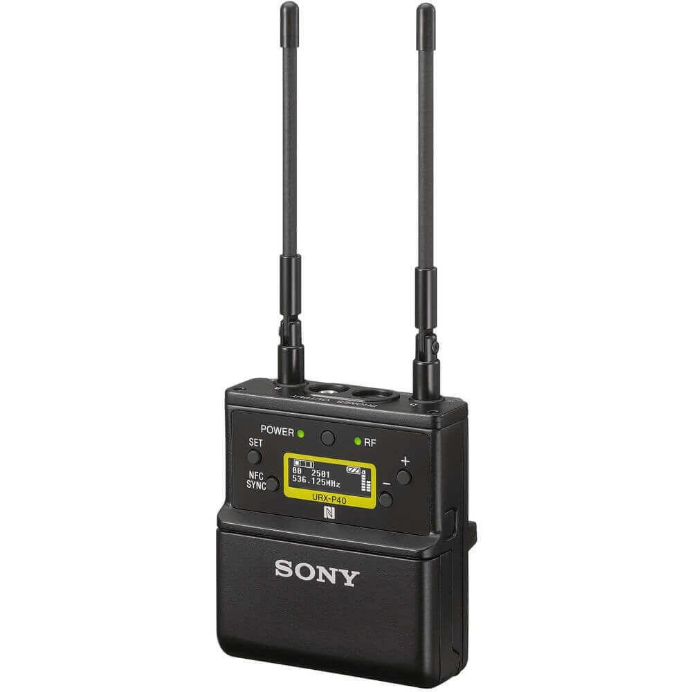 Sistema Wireless Sony Uwp-d26 De Microfone De Lapela Sem Fio 2 Transmissores E Montagem Em Câmera