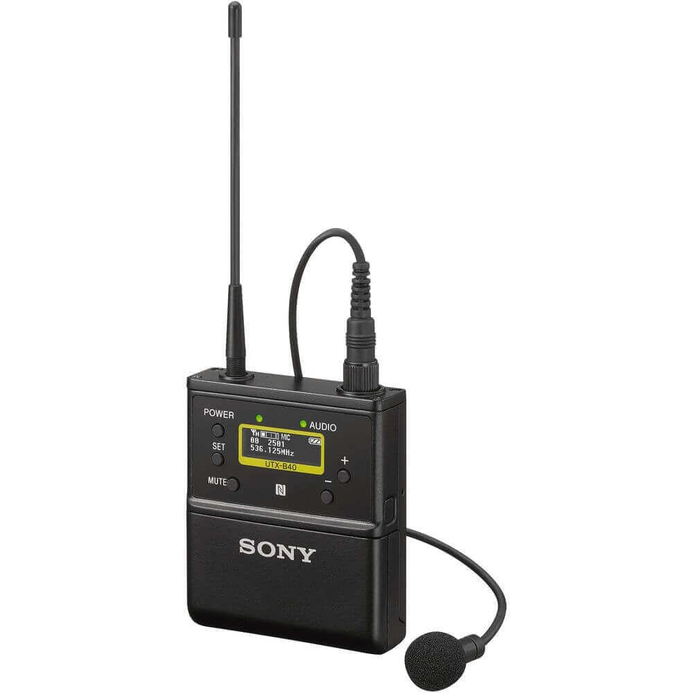 Sistema Wireless Sony Uwp-d26 De Microfone De Lapela Sem Fio 2 Transmissores E Montagem Em Câmera