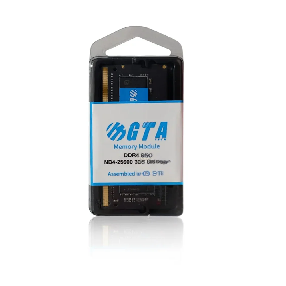 Memória RAM Para Notebook GTA Tech, 8GB, 3200MHz, DDR4, CL22, 1.2V, SODIMM - GT8G3200L20N Memória RAM Para Notebook GTA Tech, 8GB, 3200MHz, DDR4, CL22, 1.2V, SODIMM - GT8G3200L20N