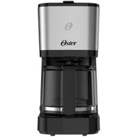 Cafeteira Elétrica Oster Inox Ocaf600, 32 Xícaras, 1.2 Litros, 750W, 220v, Preto/Inox