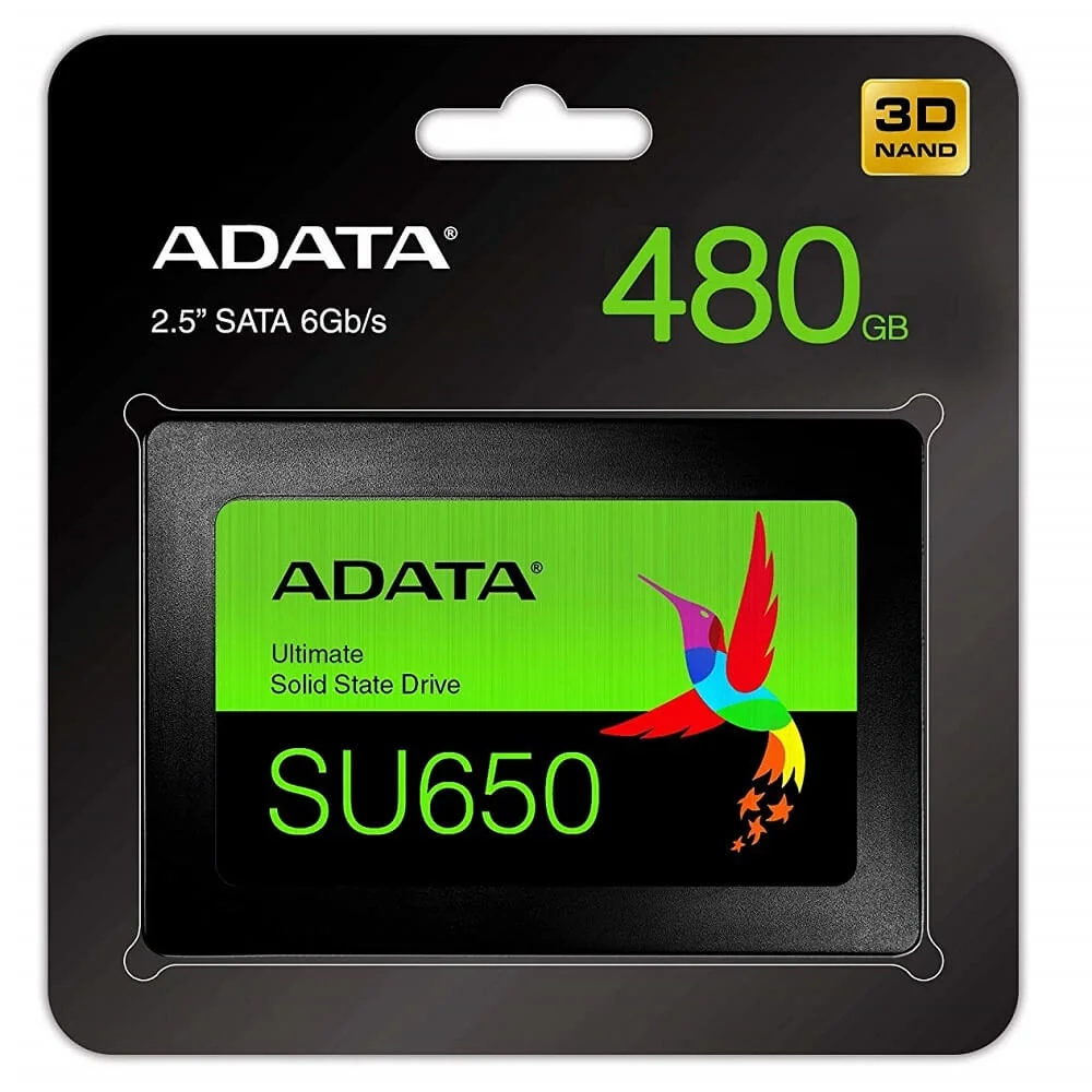SSD Adata Su650 480gb Sata Iii 2.5" - Asu650ss-480gt-r