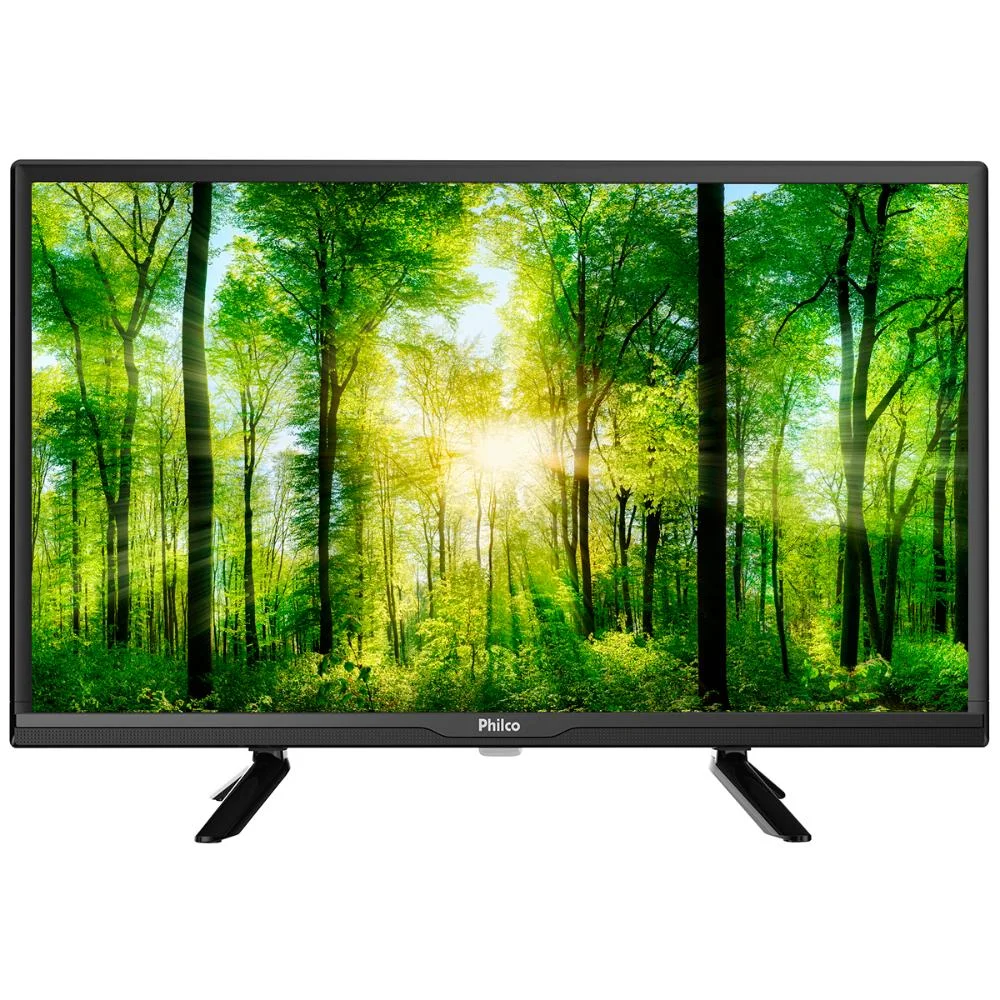 TV LED Philco 24 Polegadas Preto, Bivolt - PTV24G50DCH TV LED Philco 24 Polegadas Preto, Bivolt - PTV24G50DCH