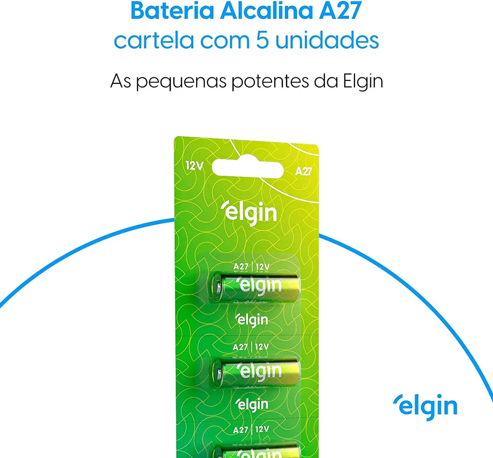 Bateria Alcalina A27 C/5 82196