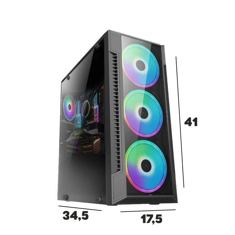 Pc Gamer Maximus I5 Gt 740 Hd 1tb Fonte 500w Real Memória 8gb Wi-fi - view 3