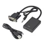 Adaptador Up Mini Conversor, VGA F HDMI F, Up Cabo MD9