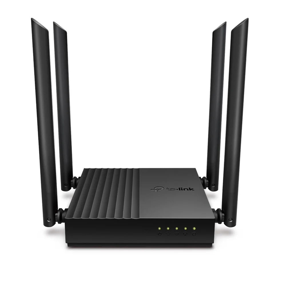Roteador Wireless TP-Link Archer C64, Padrão Ethernet AC, 1267 MBPS, Bandas duplas 2.4 GHz e 5 GHz, 4 Antenas