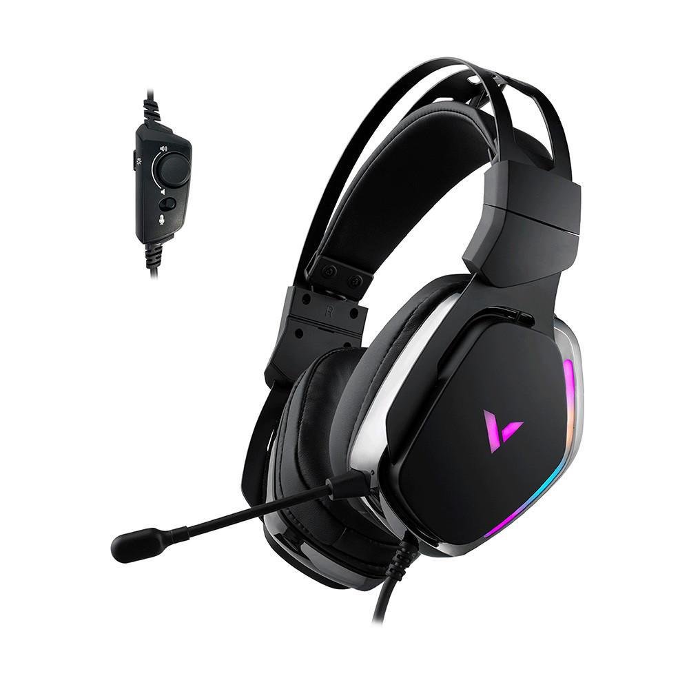 Headset Fone Gamer Rapoo V-pro, USB, Canal 7.1 , Vh710, LED, Preto- Ra033 Headset Fone Gamer Rapoo V-pro, USB, Canal 7.1 , Vh710, LED, Preto- Ra033