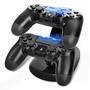 Base Carregadora Dupla Usb Para Controles Ps4