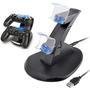 Base Carregadora Dupla Usb Para Controles Ps4