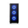 Gabinete Gamer Tt V200 Tg, RGB, Black Tempered Glass - Ca-1k8-00m1wn-01