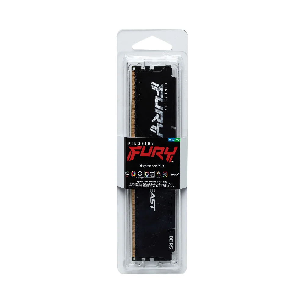 Memória Kingston Fury Beast 16gb 4800mhz DDR5