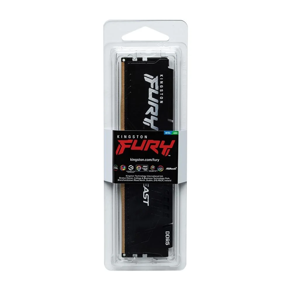 Memória Kingston Fury Beast 16gb 4800mhz DDR5