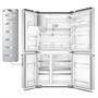 Refrigerador French Door Electrolux De 04 Portas Frost Free Com 585 Litros Flexispace Inox - Dq90x - 110V