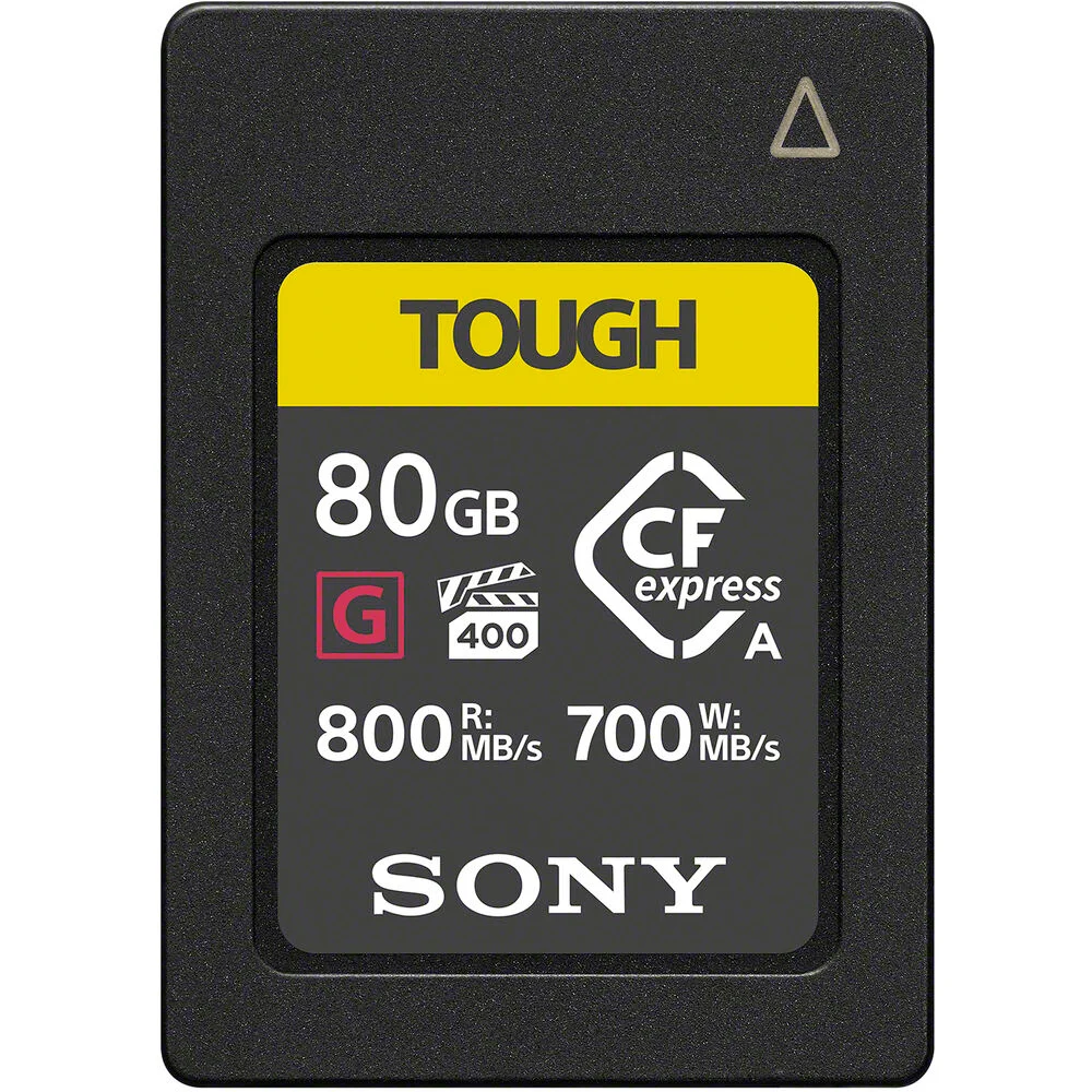 Cartão De Memória Cfexpress 80gb Sony Tough Type A PCie 3.0 De 800 Mb/s (cea-g80t)