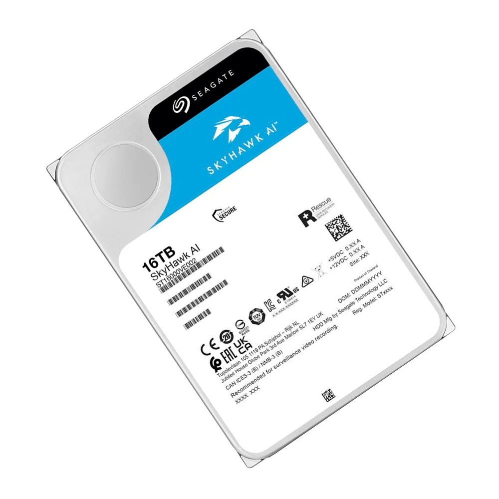 HD Seagate 16TB Skyhawk AI Hélio 7200 RPM 256MB