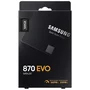 SSD Samsung 870 Evo, 500GB, SATA 2.5, Leitura 560MBps E Gravação 530MBps- Mz-77e500b/Am