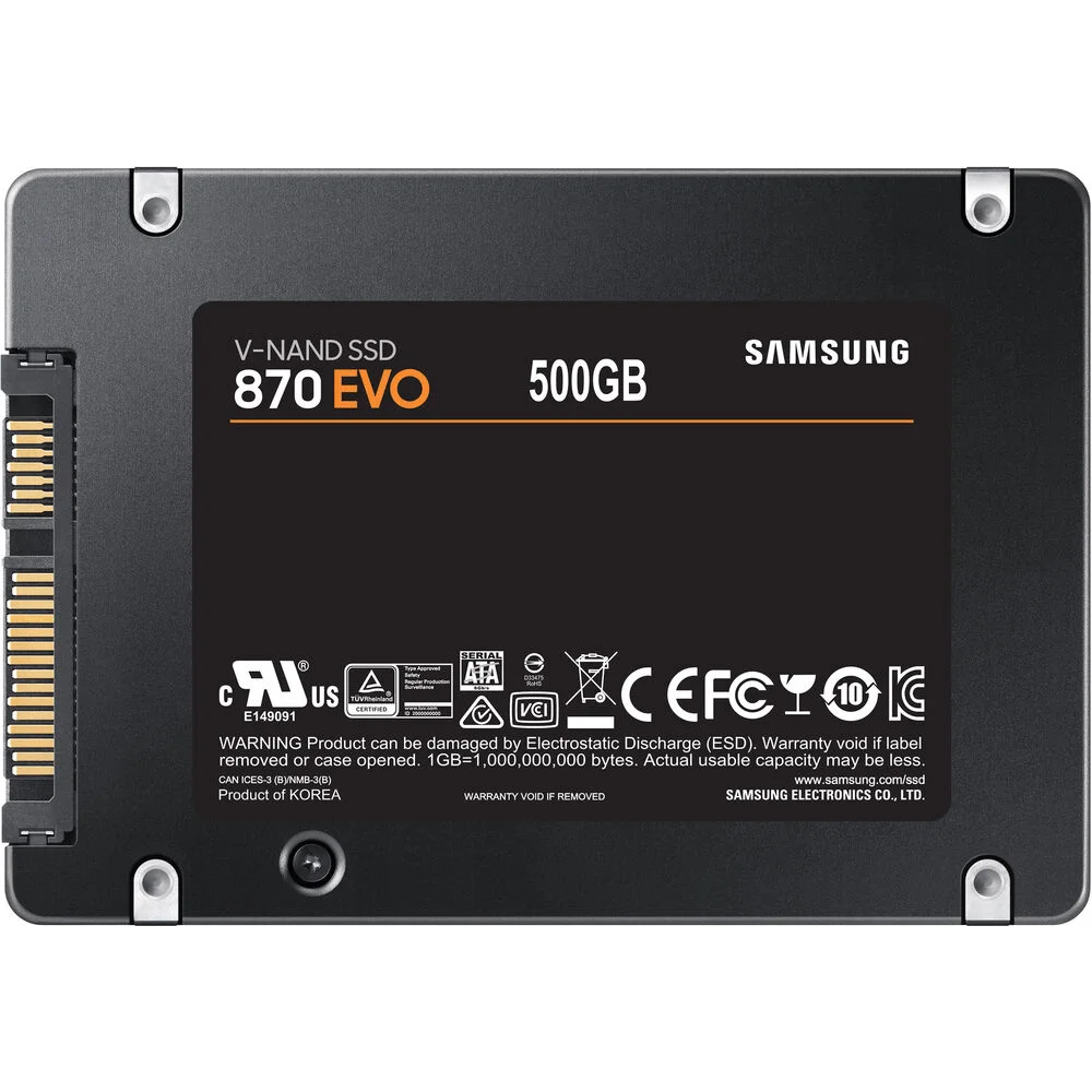 【動作確認済み】Samsung 870 EVO 500GB SATA SSD SSD Samsung 870 Evo 500GB SATA 25 KaBuM