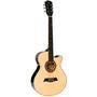 Violão Michael Vma320 Elétrico Mini Jumbo Natural Brilhante