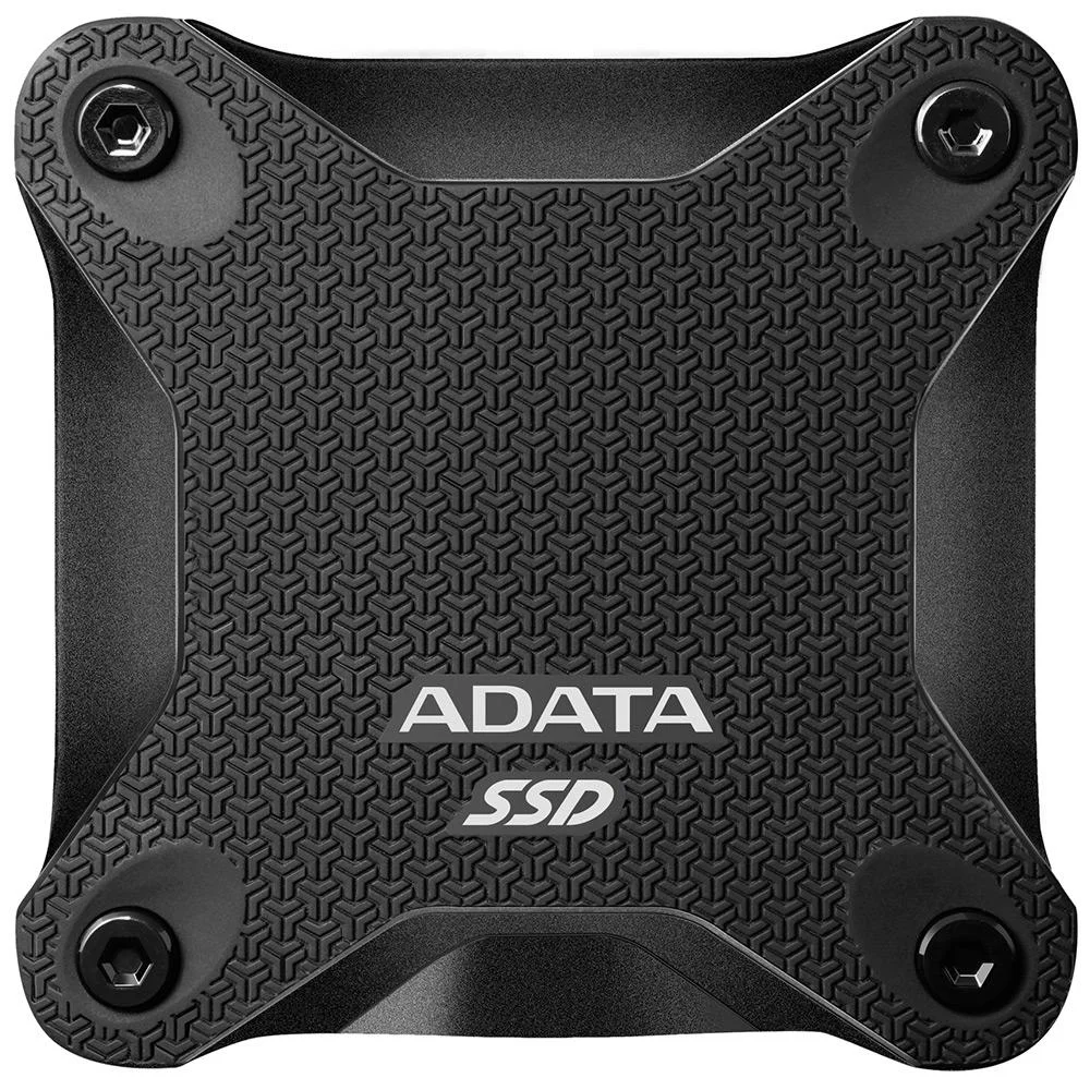 SSD Externo Portátil Adata Sd600q 480GB Preto