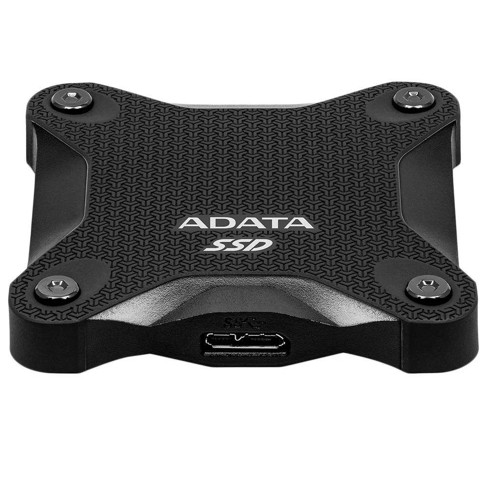 SSD Externo Portátil Adata Sd600q, 480GB, SATA, Leitura 440mb/s, Gravação 440mb/s, Preto - Asd600q-480gu31-cbk SSD Externo Portátil Adata Sd600q, 480GB, SATA, Leitura 440mb/s, Gravação 440mb/s, Preto - Asd600q-480gu31-cbk