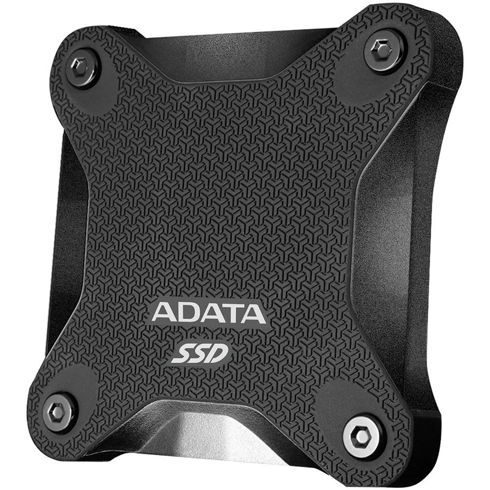 SSD Externo Portátil Adata Sd600q, 480GB, SATA, Leitura 440mb/s, Gravação 440mb/s, Preto - Asd600q-480gu31-cbk SSD Externo Portátil Adata Sd600q, 480GB, SATA, Leitura 440mb/s, Gravação 440mb/s, Preto - Asd600q-480gu31-cbk