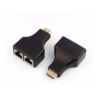 Extensor Hdmi 30 Metros Via Cabo De Rede Utp Rj45 Cat5e