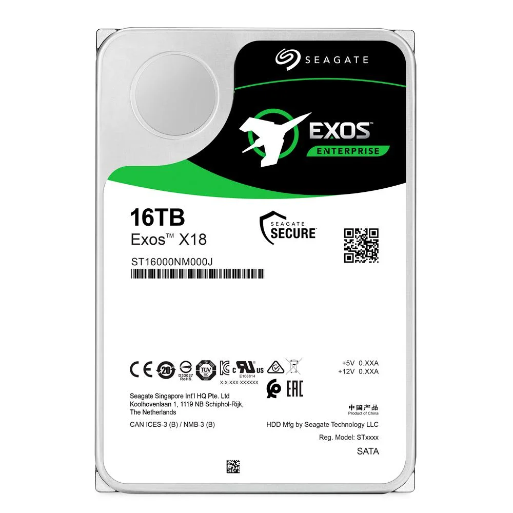 内蔵型ハードディスクドライブ Seagate Exos X18 16TB ST16000NM000J HDD HD Interno Seagate Exos X18 16TB St16000nm000j