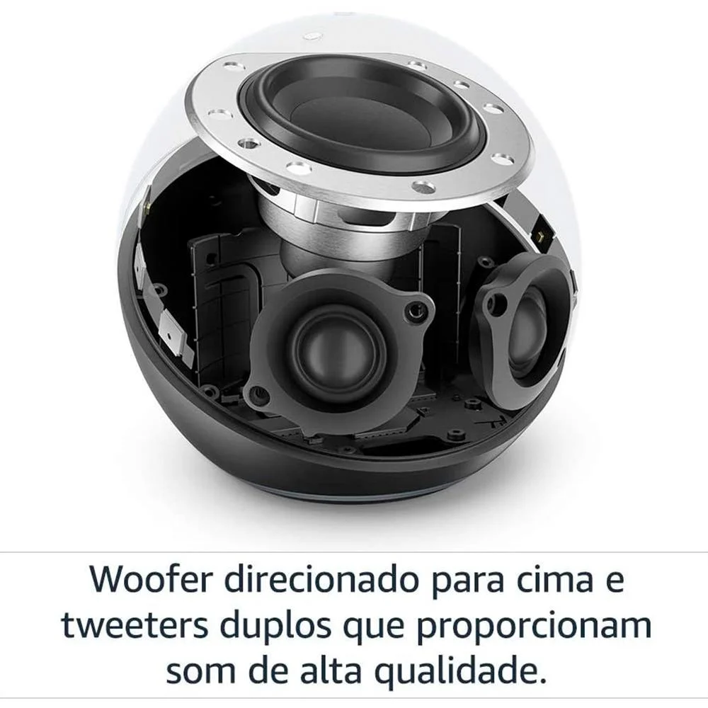 Echo 4 Geraço Smart Speaker KaBuM