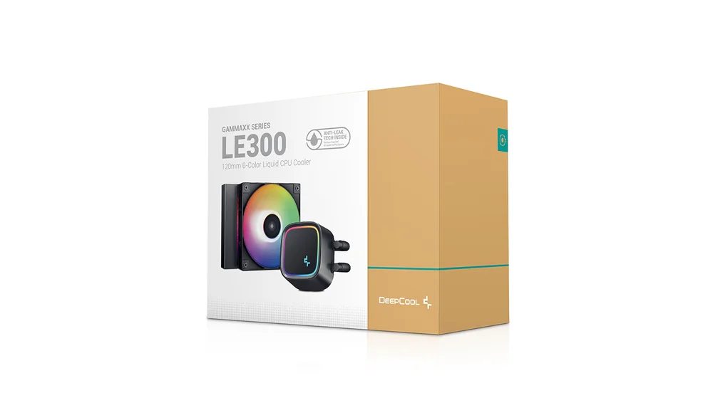 Water Cooler DeepCool GAMMAXX LE300, RGB, 120mm, Preto - R-LE300-BKLNMC-G-1 Water Cooler DeepCool GAMMAXX LE300, RGB, 120mm, Preto - R-LE300-BKLNMC-G-1