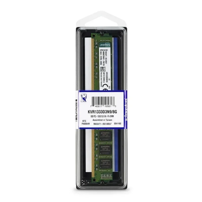 Memória Kingston 8GB DDR3 1333Mhz Verde KaBuM