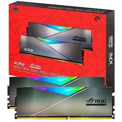 Memória XPG Spectrix D50 RGB 32GB 3600mhz KaBuM