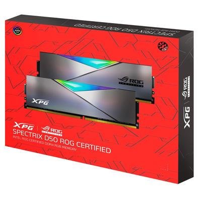 XPG ROG STRIX D50 吹雪 DDR4 3600 16GB RGB Memória XPG Spectrix D50 RGB 32GB 3600mhz KaBuM