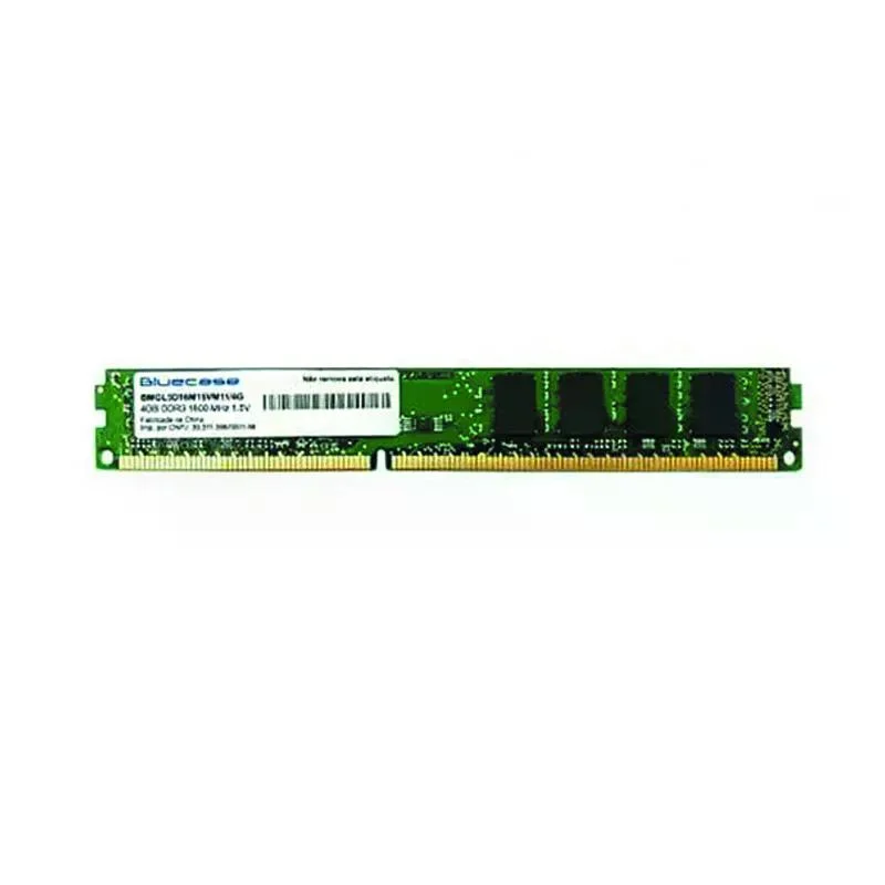 Memória Bluecase, 4GB, 1600MHz, DDR3, CL11, 1.5V - BMGL3D16M15VM11 4G Memória Bluecase, 4GB, 1600MHz, DDR3, CL11, 1.5V - BMGL3D16M15VM11 4G