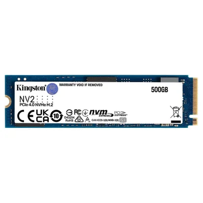 【未使用品】Kingston 500GB M.2 NVMe SSD Gen4x4 SSD Kingston Nv2 500GB M2 2280 NVME PCIE KaBuM