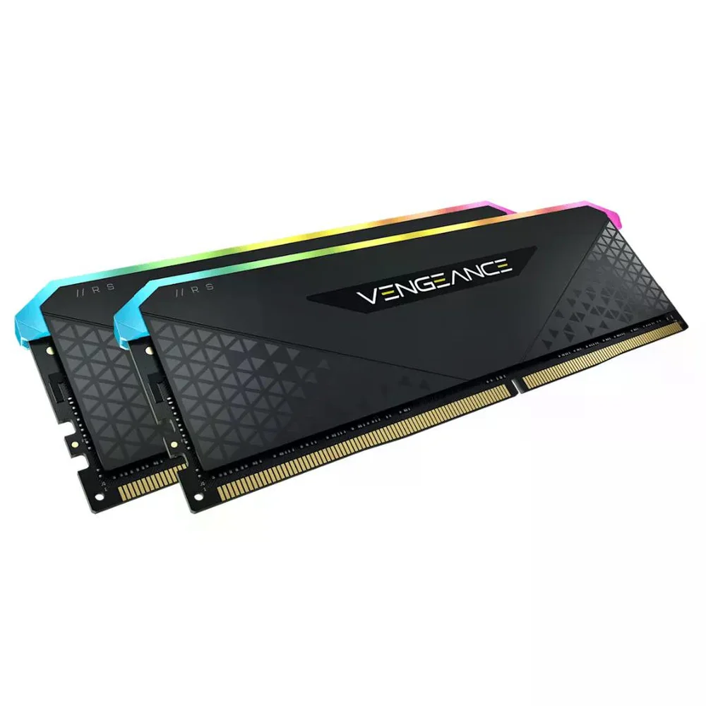 Memória Corsair Venceance RS, RGB, 2x8GB, 3200MHz, DDR4 - CMG16GX4M2E3200C16 Memória Corsair Venceance RS, RGB, 2x8GB, 3200MHz, DDR4 - CMG16GX4M2E3200C16