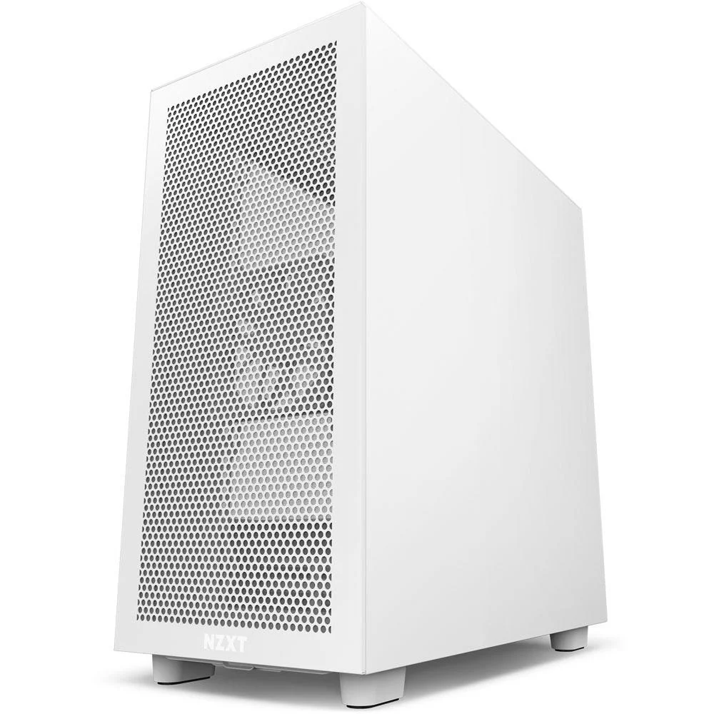 Gabinete Gamer Nzxt Flow Branco Cm-h71fw-01 Gabinete Gamer Nzxt Flow Branco Cm-h71fw-01