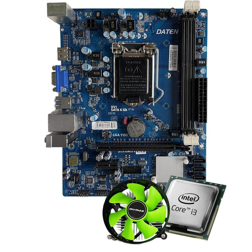 【値下げ】i3-7100 H110 SSD Win11 オフィス付 Kit Upgrade, Placa Mãe H110, Intel Core I3-7100 E Cooler| KaBuM!